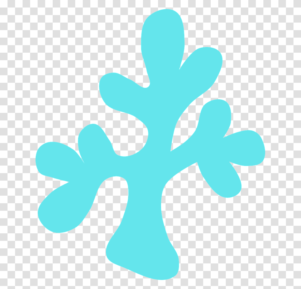 Coral Clipart Image, Silhouette, Snowflake, Stencil Transparent Png