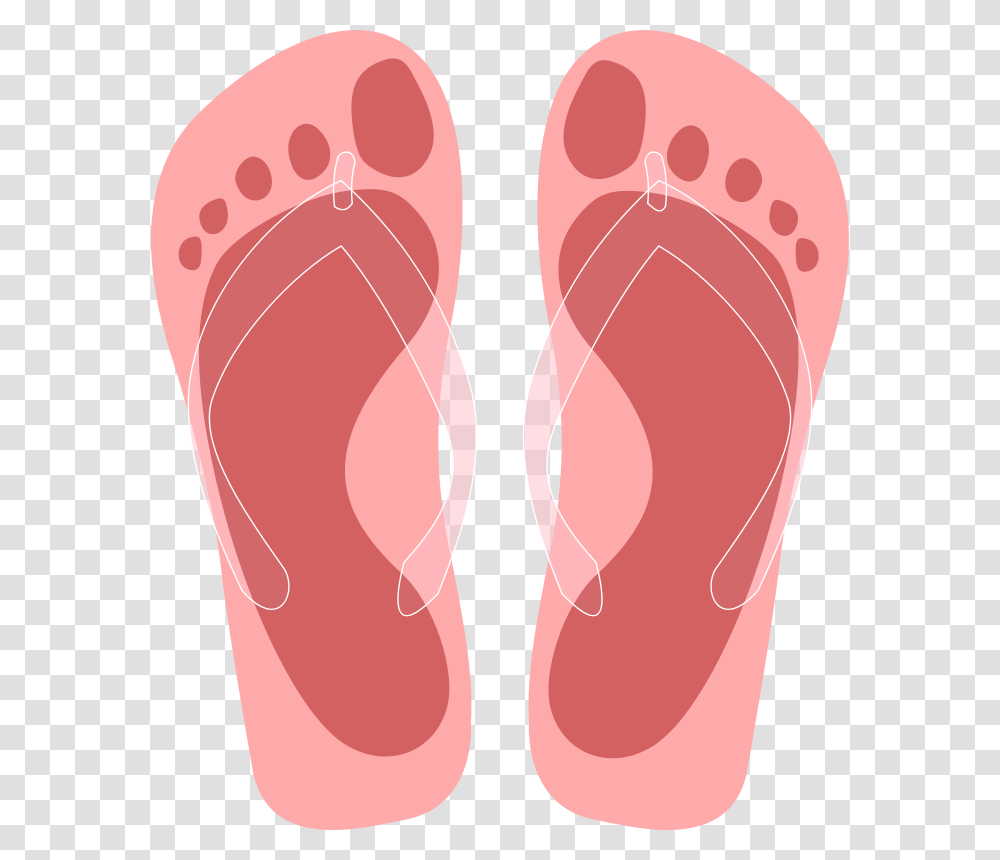 Coral, Apparel, Footwear, Flip-Flop Transparent Png