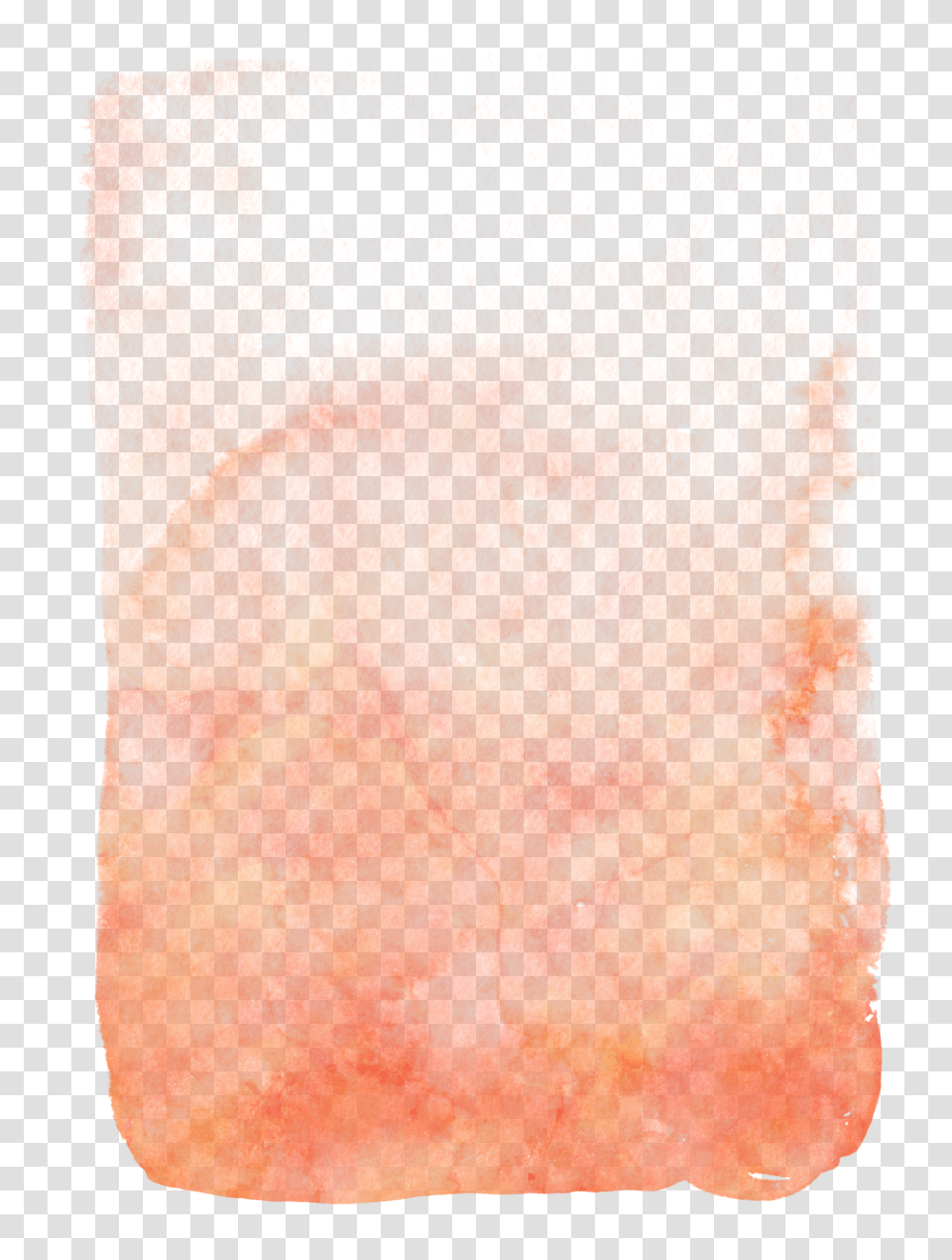 Coral Orange Free Watercolor Brush Stroke Watercolor Paint Transparent Png