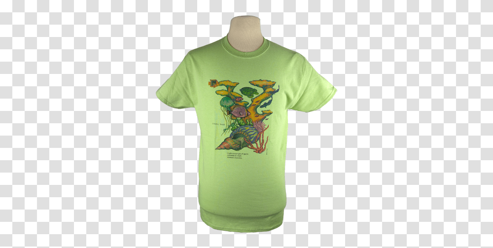 Coral Reef Active Shirt, Clothing, Apparel, T-Shirt, Sleeve Transparent Png