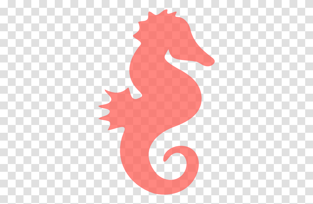 Coral Seahorse Clip Art, Label, Ear Transparent Png