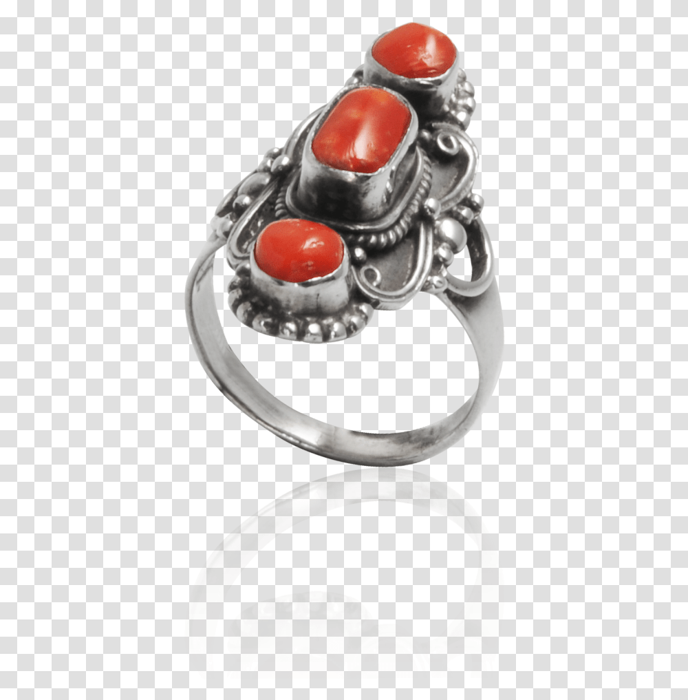 Coral Tibetan Rings Download Titanium Ring, Accessories, Accessory, Jewelry, Ice Cream Transparent Png