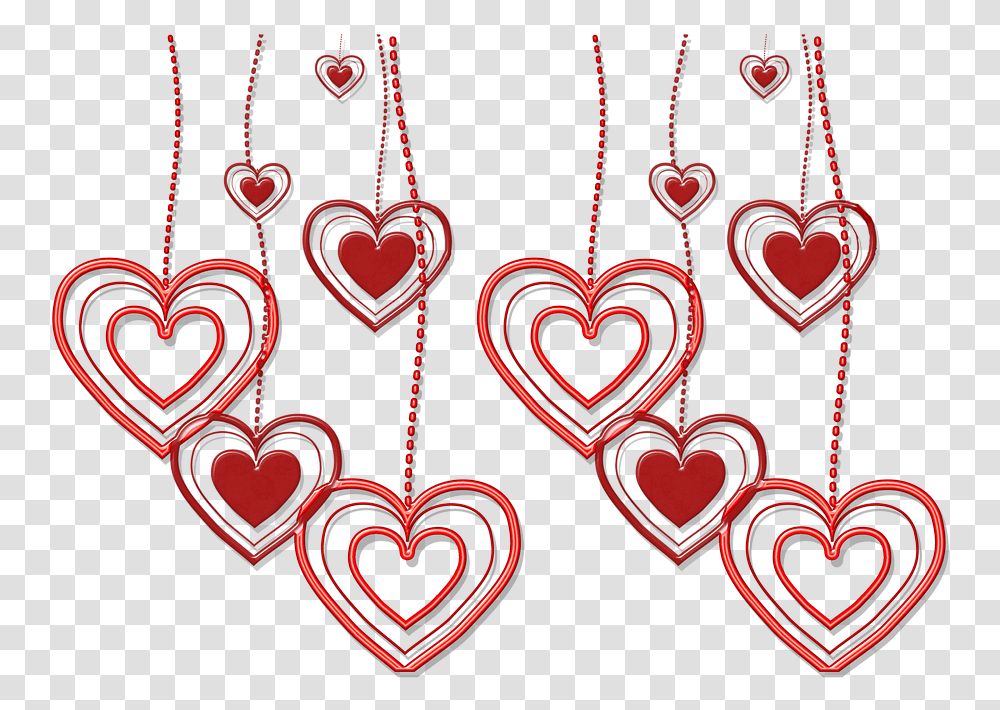 Corazn Amor Da De La Madre Romance Rojo Suerte, Heart, Pattern Transparent Png