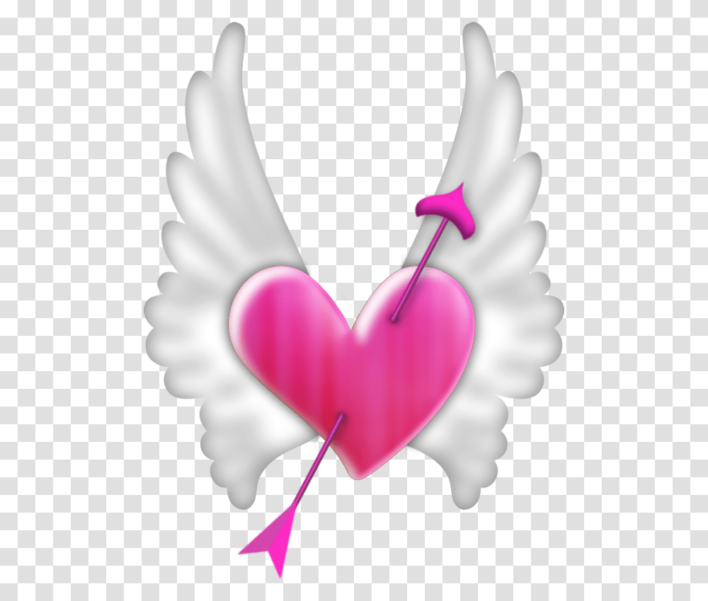 Corazn Con Alas Sdwlwings2 Heart, Bird, Animal, Dove, Pigeon Transparent Png