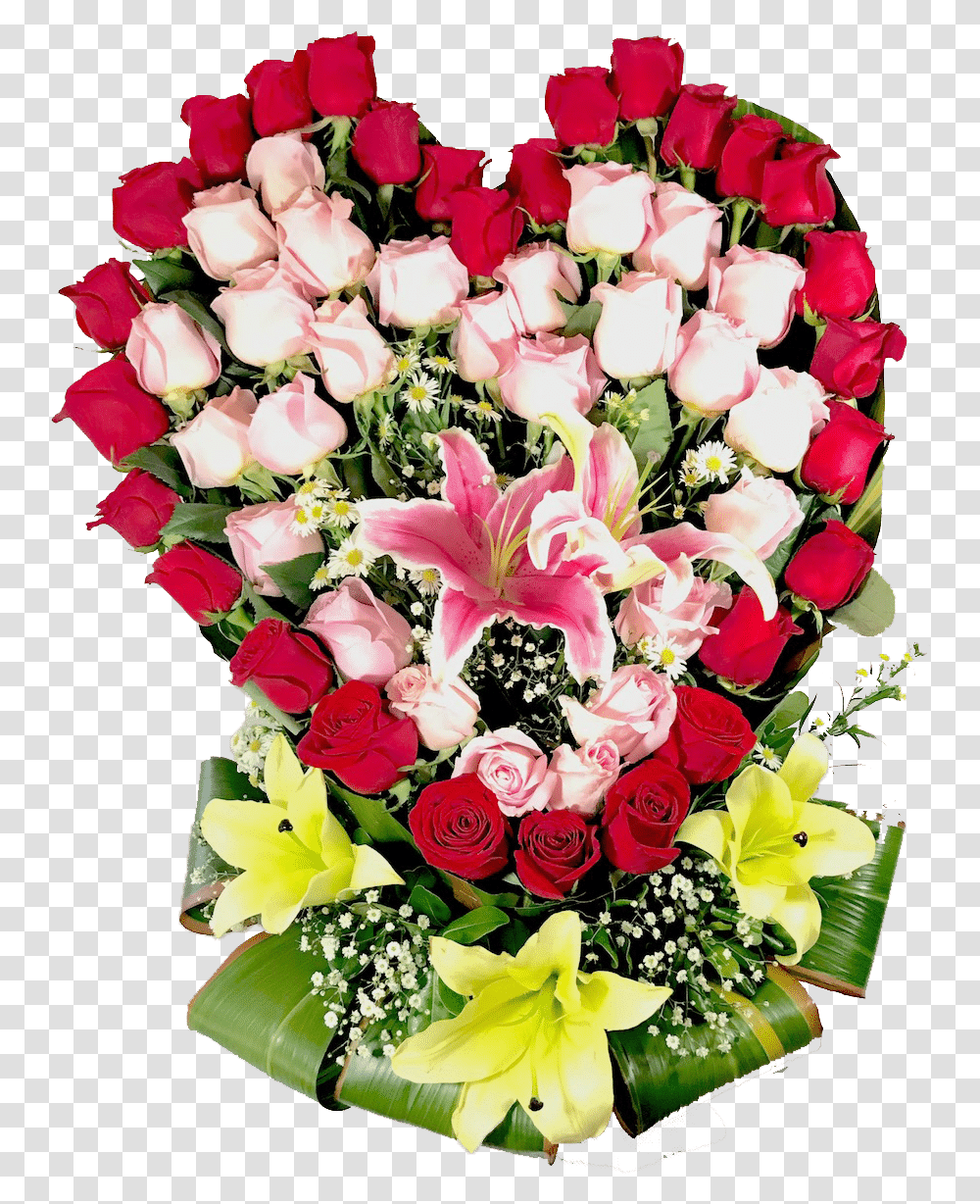 Corazn De Rosas Rojas Bouquet, Plant, Flower Bouquet, Flower Arrangement, Blossom Transparent Png