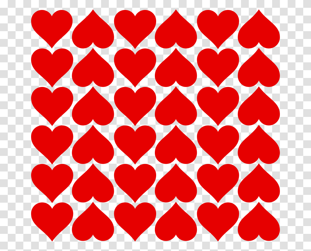 Corazn El Amor Patrn Rojo San Valentn Free Vector Hearts, Rug, Texture Transparent Png