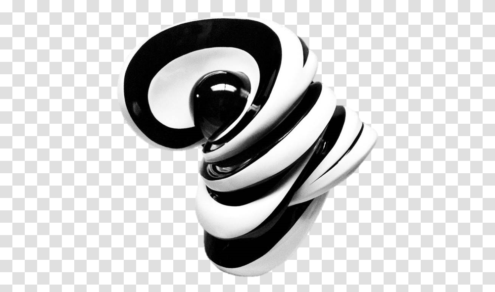 Corazn Espiral Blanco Y Negro Body Jewelry, Coil, Sphere, Photography, Portrait Transparent Png