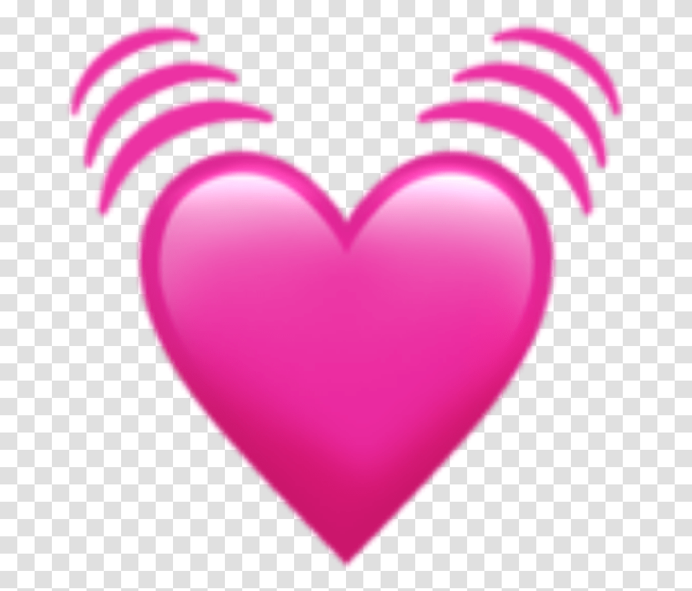 Corazn Plain Pink Heart Emoji, Balloon, Cushion Transparent Png