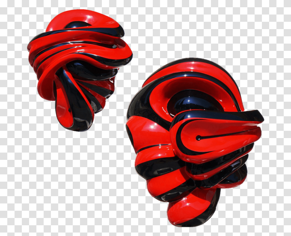 Corazn Rojo Y Negro Orange, Helmet, Apparel, Machine Transparent Png
