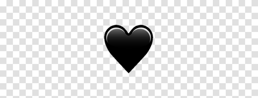 Corazon Heart Black Negro Emoji Tumblr Love Whatsapp, Mustache Transparent Png