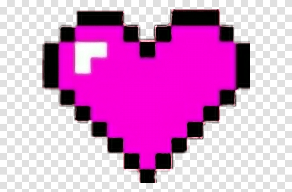 Corazones Corazon Heart Hearts Pixeles Minecraft Maincr, Pac Man Transparent Png