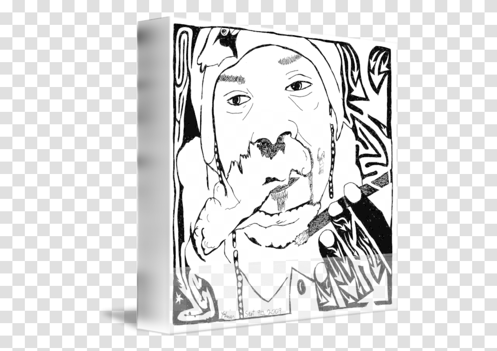 Cordazar Calvin Broadus Aka Snoop Dog By Yonatan Frimer Illustration, Text, Person, Human, Comics Transparent Png
