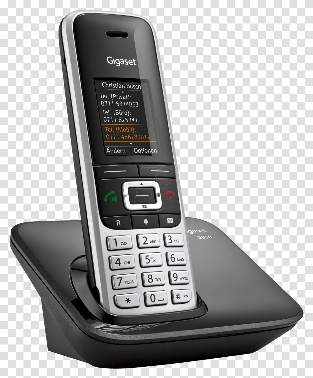 Cordless Telephone Download Gigaset S850a Go, Mobile Phone, Electronics, Cell Phone Transparent Png