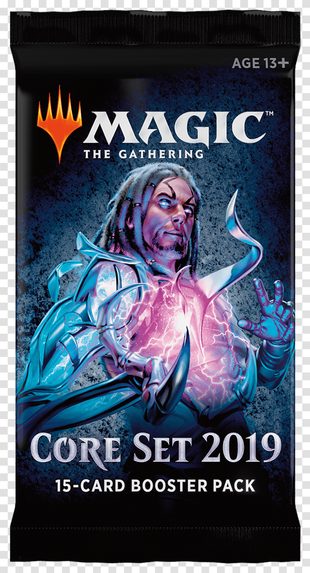 Core Set 2019 Booster Pack, Poster, Advertisement, Person, Book Transparent Png