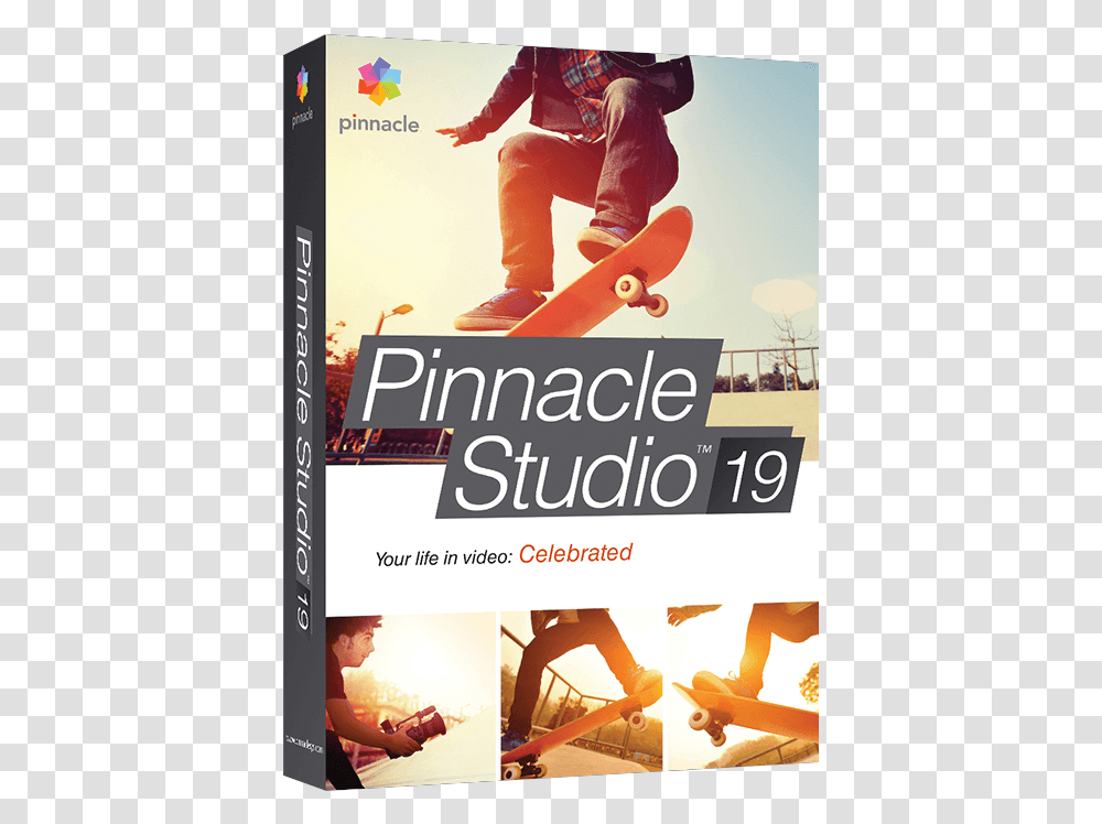 Corel Introduces Three New Pinnacle Studio 19 Applications Pinnacle Studio, Person, Human, Skateboard, Sport Transparent Png