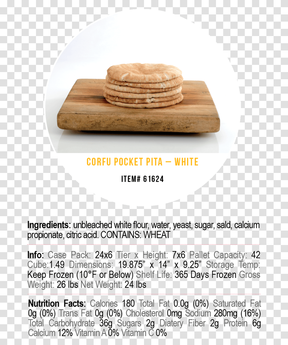 Corfu Pita Breads Pocket Flatbread, Poster, Advertisement, Flyer, Paper Transparent Png