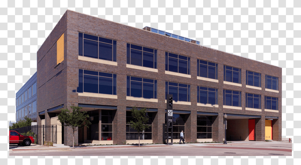 Corgan Building Windows, Office Building, Person, Urban, City Transparent Png