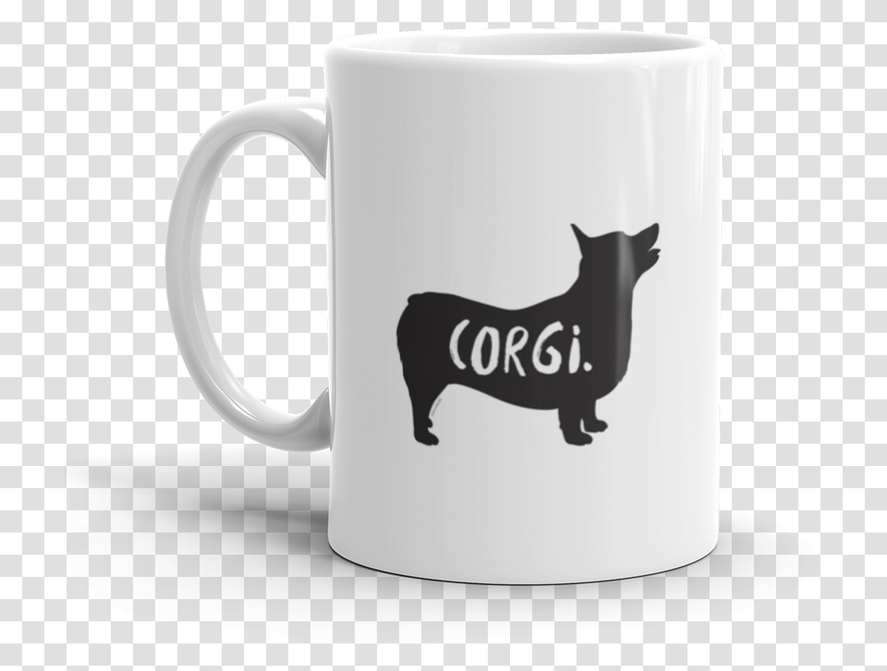 Corgi Silhouette Coffee Cup, Cat, Pet, Mammal, Animal Transparent Png