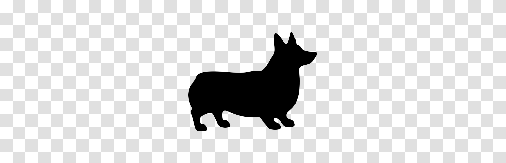 Corgi Silhouette Silhouettes Dog Silhouette, Stencil, Mammal, Animal, Wolf Transparent Png