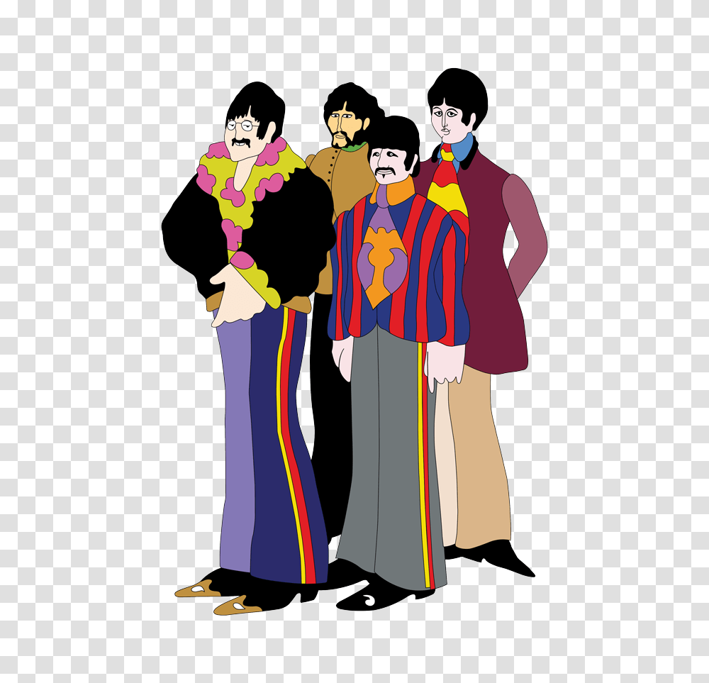Corgi The Beatles Yellow Submarine, Person, People, Family Transparent Png