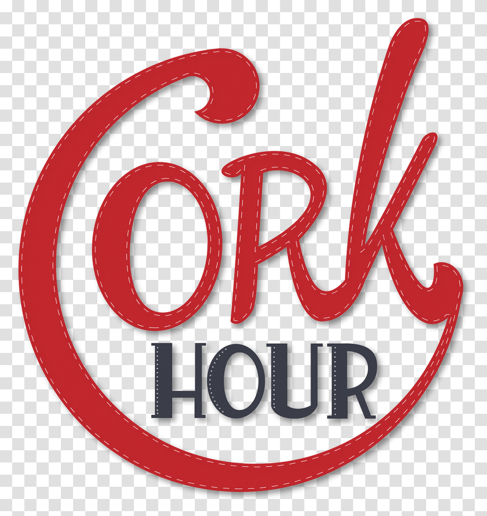 Cork Hour Logo Circle, Text, Label, Alphabet, Dynamite Transparent Png