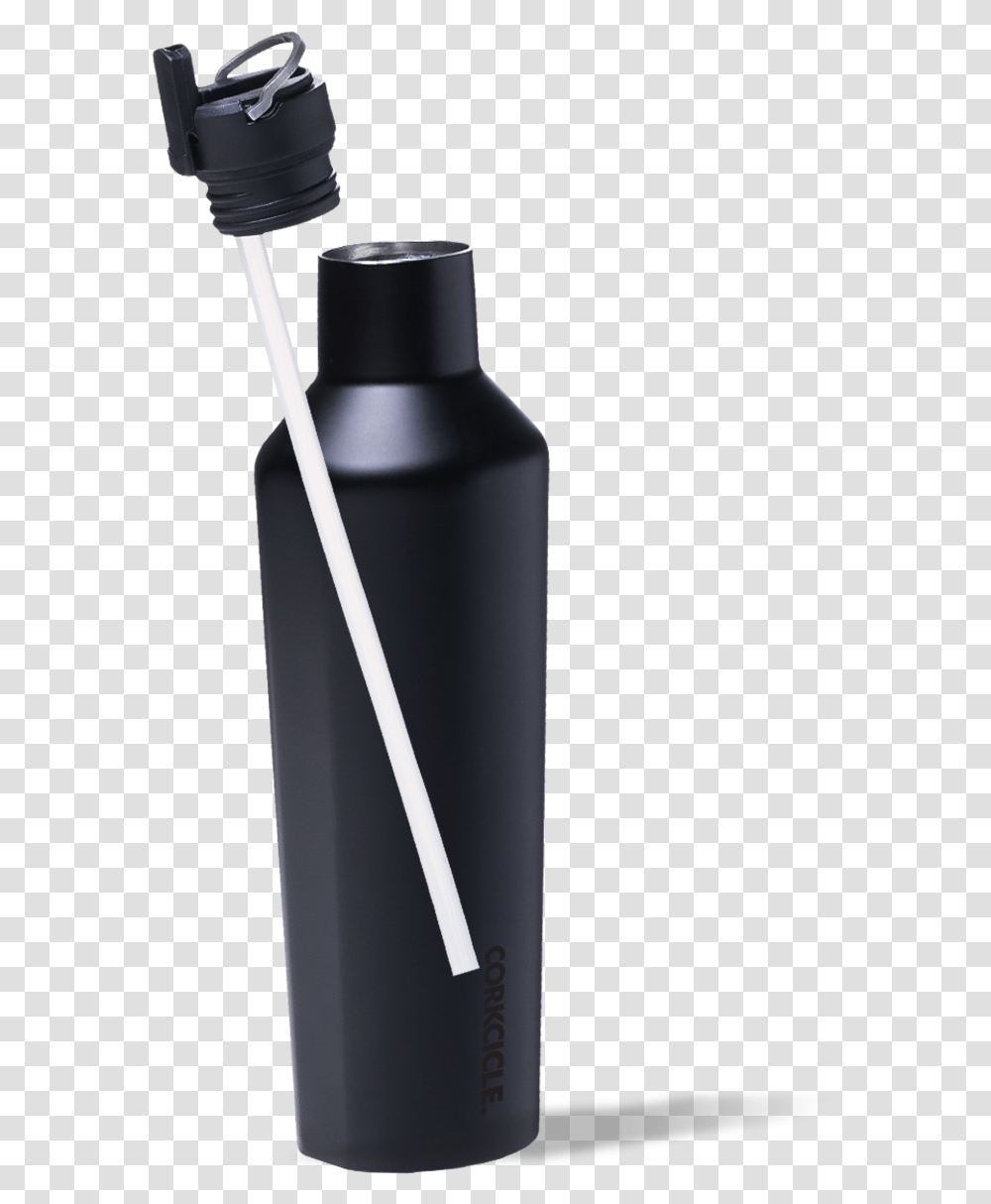 Corkcicle Canteen Straw Lid, Bottle, Shaker, Cylinder Transparent Png