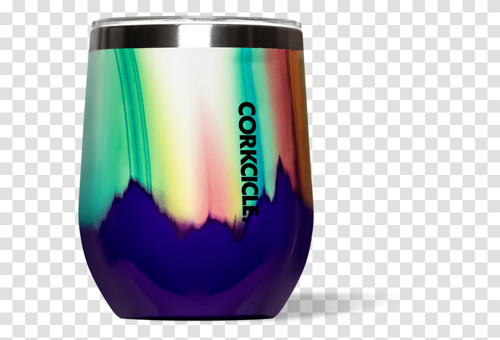 Corkcicle Stemless Aurora, Bottle, Shaker, Jar Transparent Png