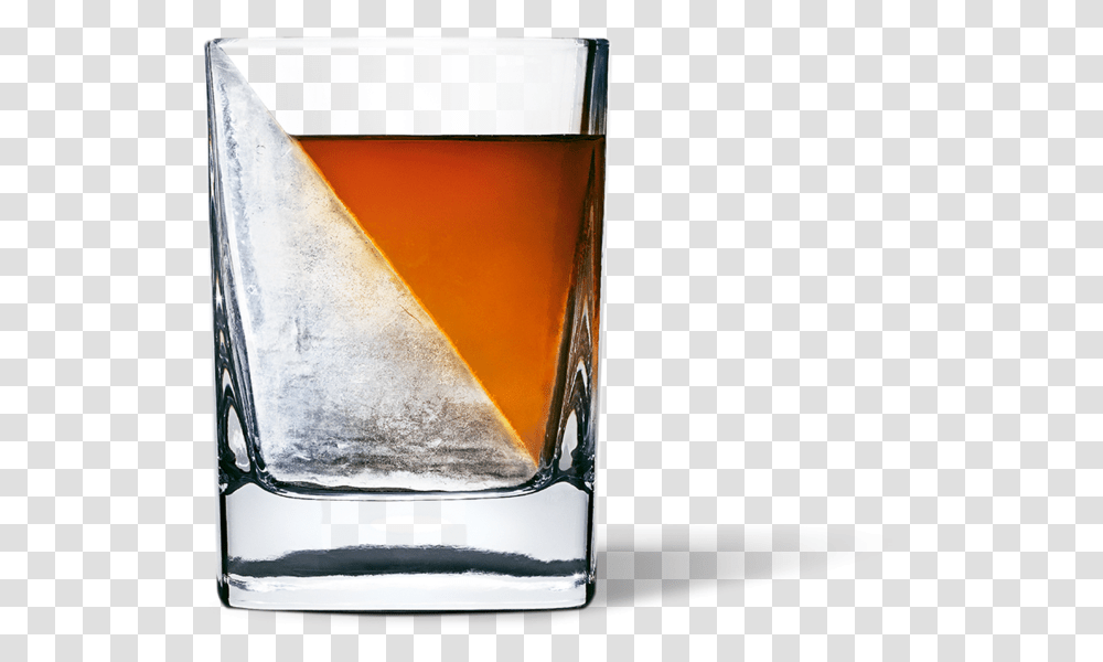 Corkcicle Whiskey Wedge, Glass, Beverage, Drink, Alcohol Transparent Png
