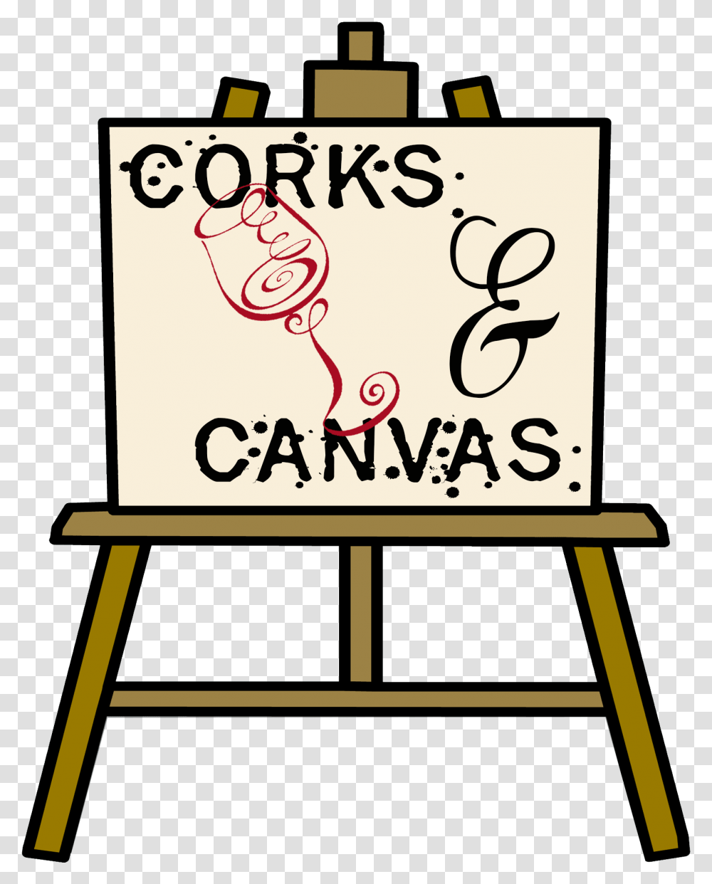 Corks Logo No Background From The Heart Easel Clipart, White Board, Canvas, Word Transparent Png