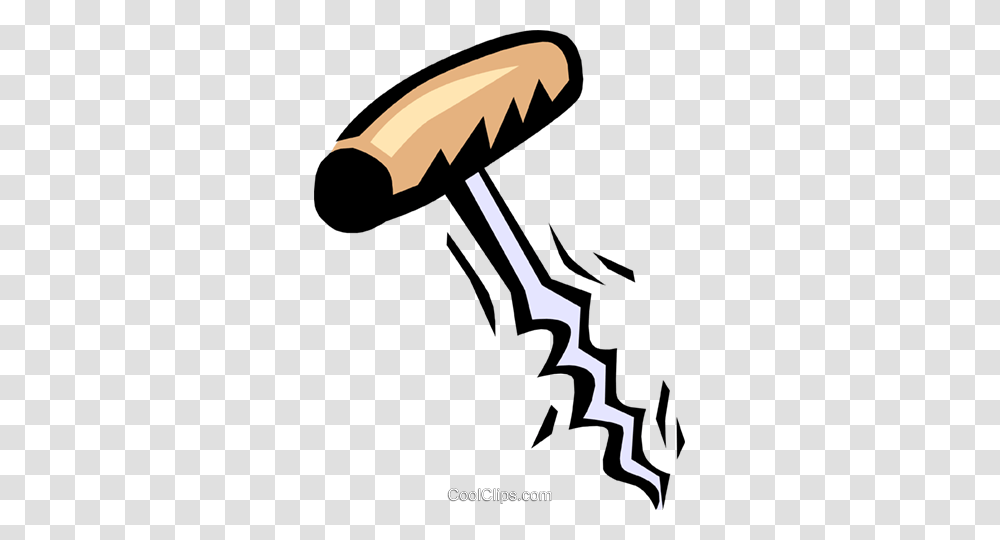 Corkscrew Royalty Free Vector Clip Art Illustration, Plant, Tool, Blade, Weapon Transparent Png