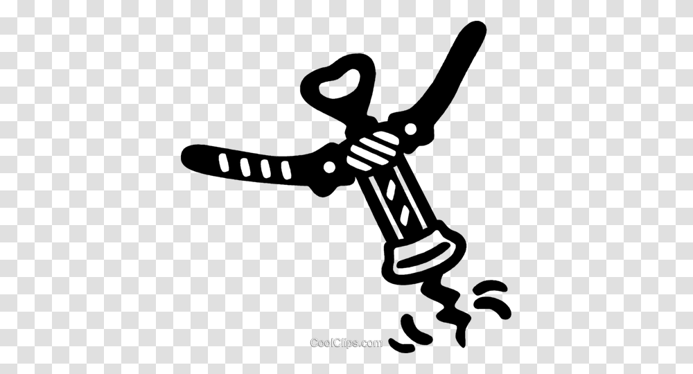Corkscrew Royalty Free Vector Clip Art Illustration, Scissors, Blade, Weapon, Weaponry Transparent Png