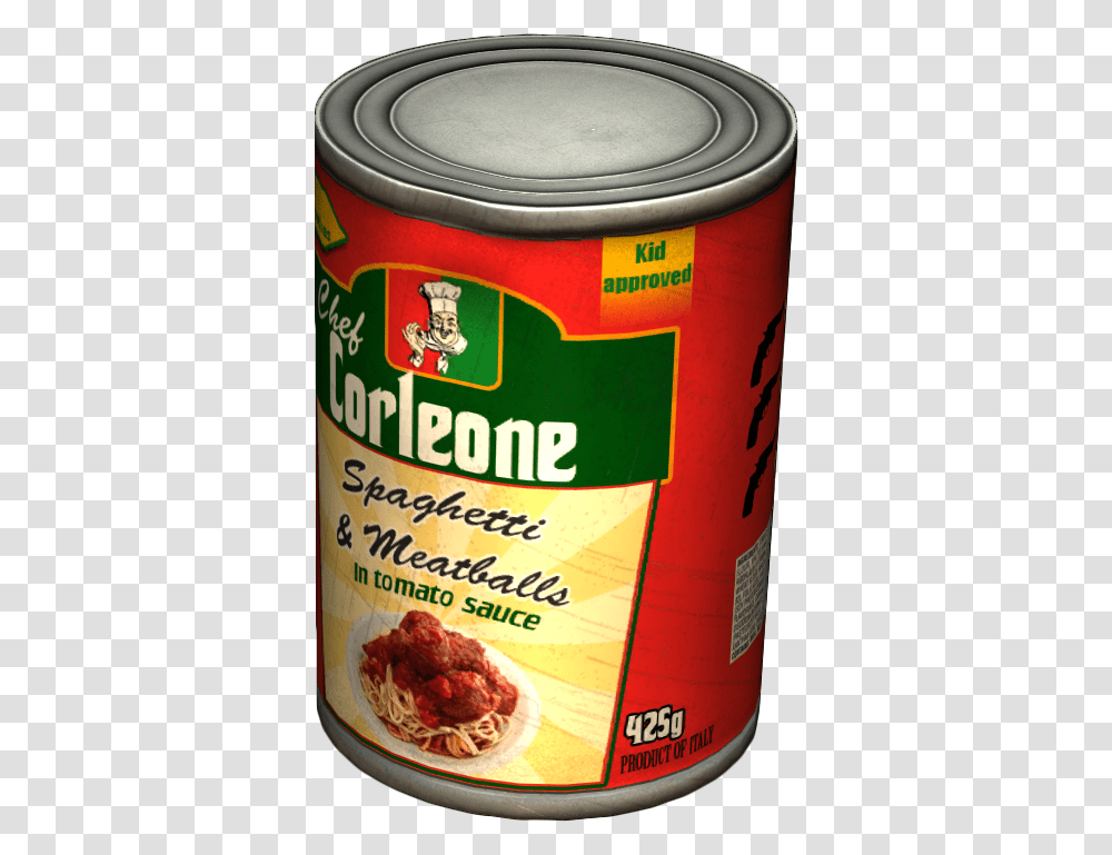 Corleone Spaghetti Dayz Canned Spaghetti, Canned Goods, Aluminium, Food, Tin Transparent Png