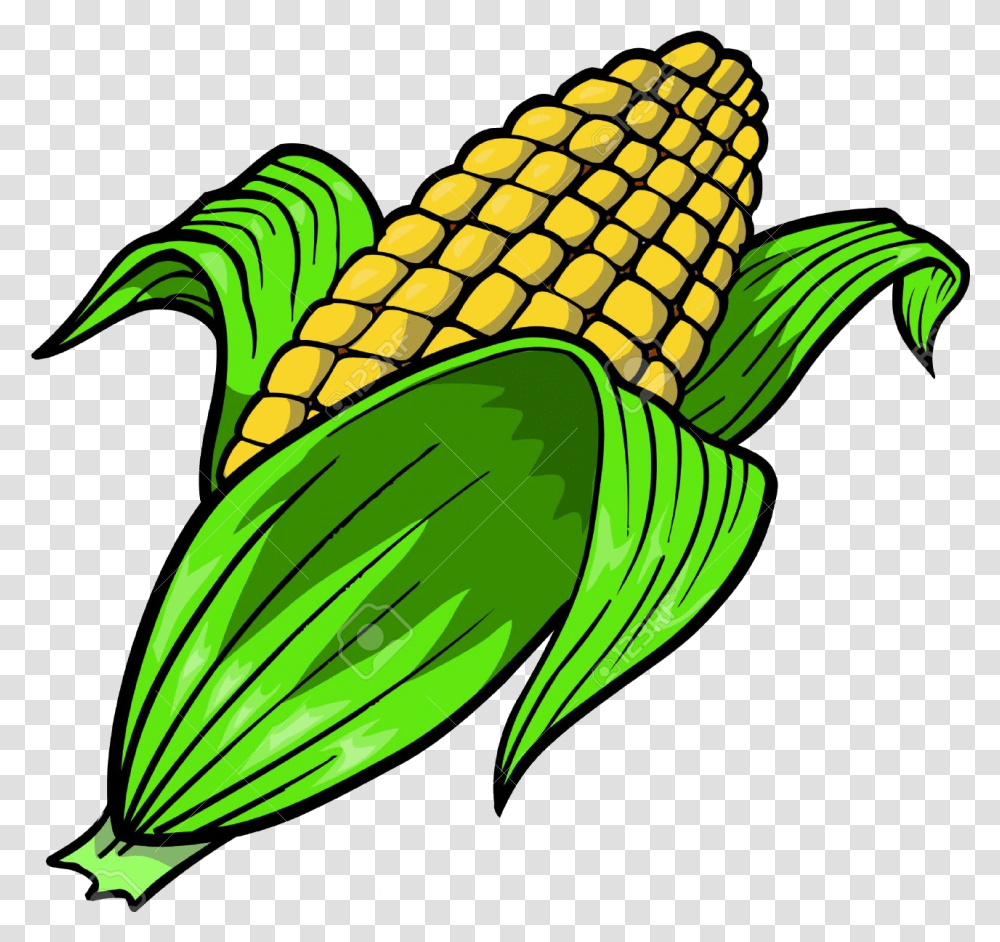 Corn Best Clipart Corn Clipart, Plant, Banana, Fruit, Food Transparent Png