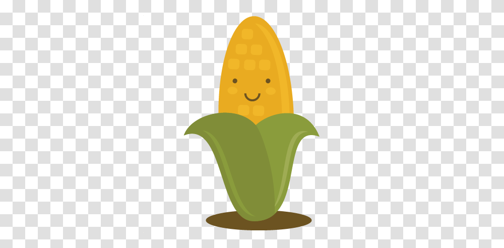 Corn Cartoon, Plant, Vegetable, Food, Fruit Transparent Png