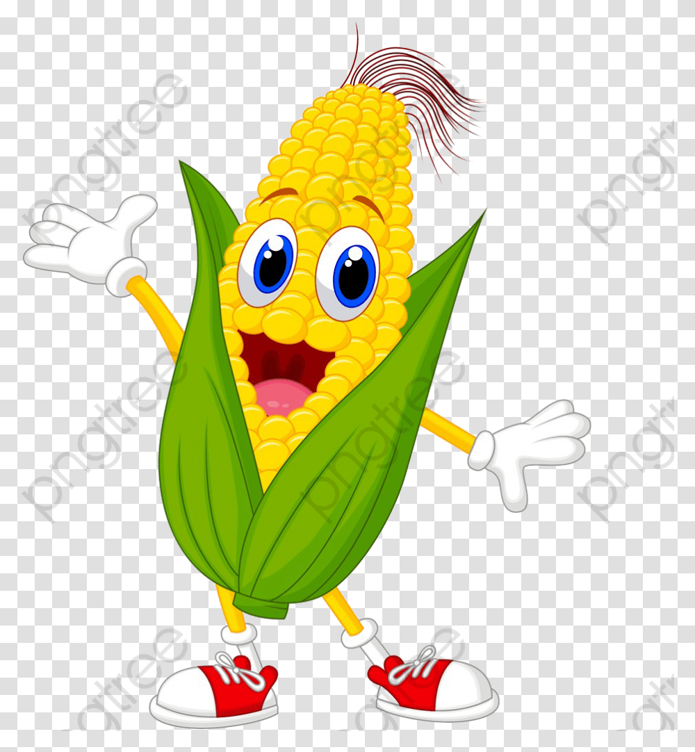 Corn Clipart Corn Animated, Plant, Vegetable, Food, Toy Transparent Png