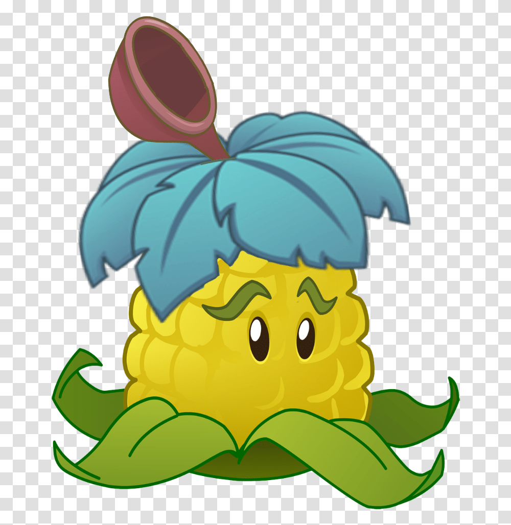 Corn Collector Hd Corn From Plants Vs Zombies, Food, Flower, Blossom, Animal Transparent Png