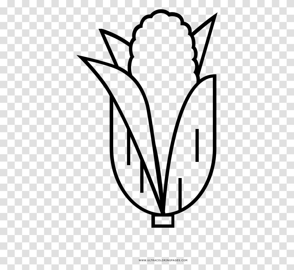 Corn Coloring Page, Gray, World Of Warcraft Transparent Png