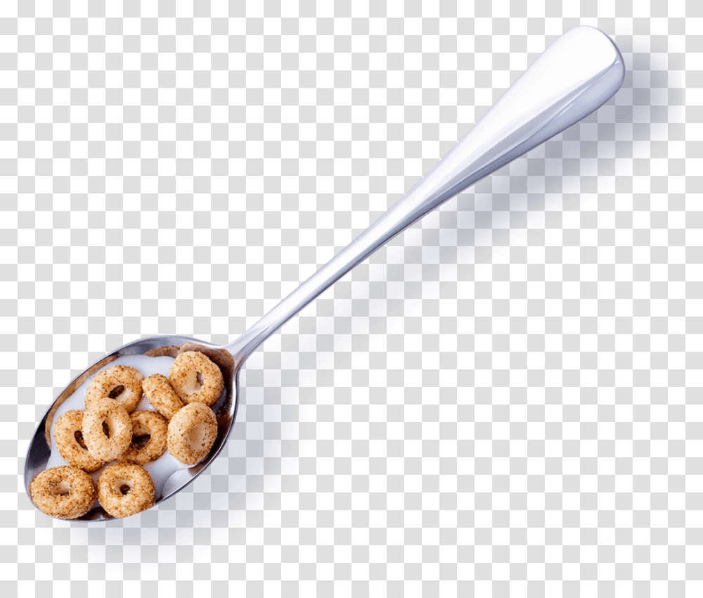 Corn Flakes, Spoon, Cutlery, Bagel, Bread Transparent Png
