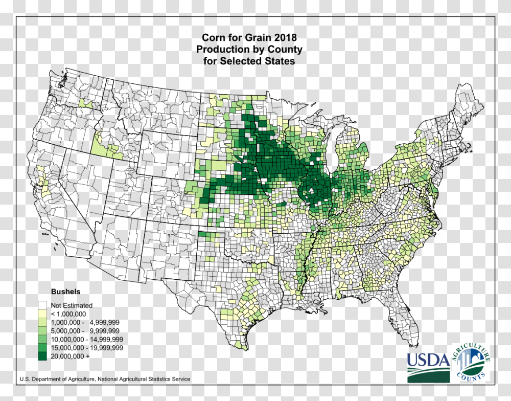 Corn Grown In The Us, Plot Transparent Png