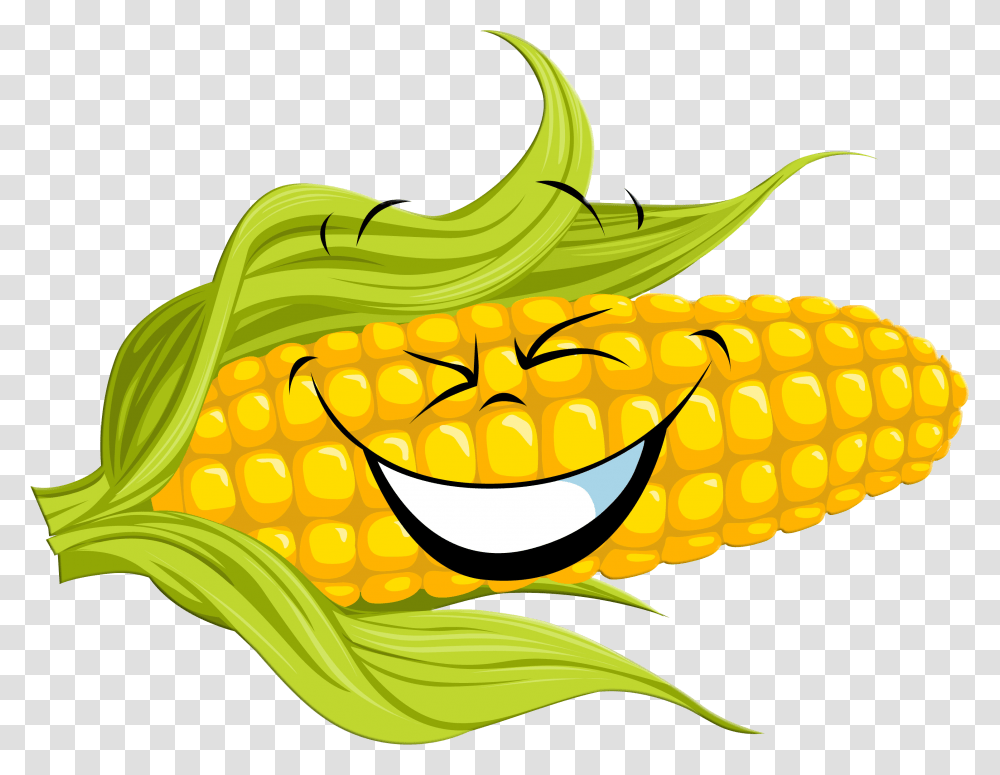 Corn Husk Clipart Corn Cartoon, Plant, Vegetable, Food Transparent Png