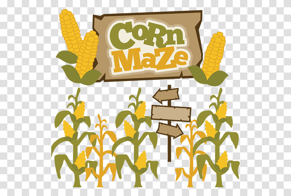 Corn Maze Clip Art, Poster, Advertisement, Plant, Map Transparent Png