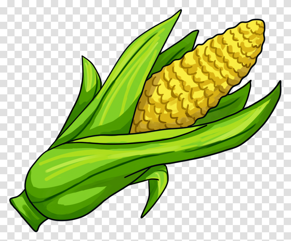 Corn On The Cob Maize Clip Art, Plant, Vegetable, Food, Banana Transparent Png