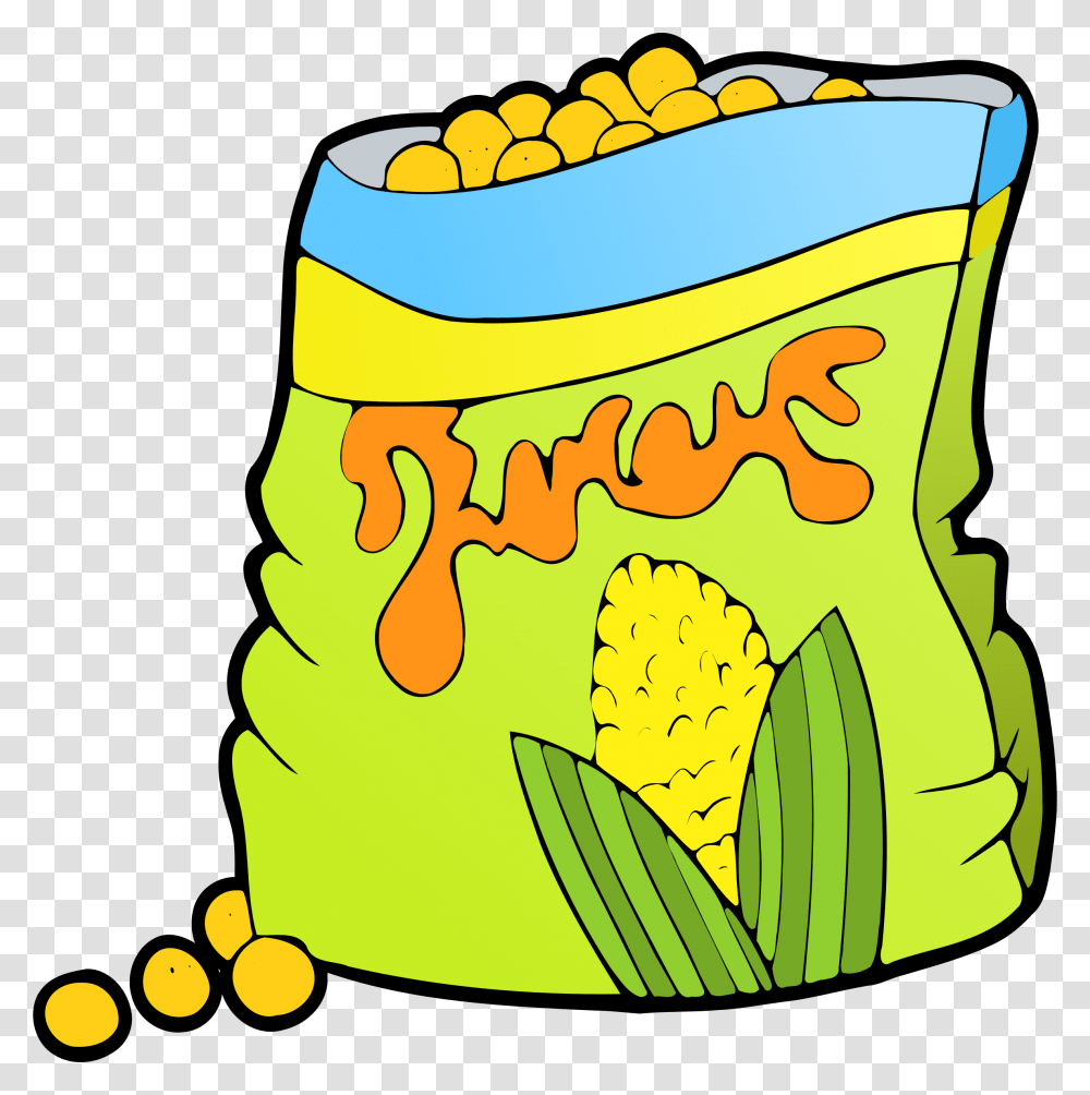 Corn Snack Icons, Plant, Food, Vegetable, Bag Transparent Png
