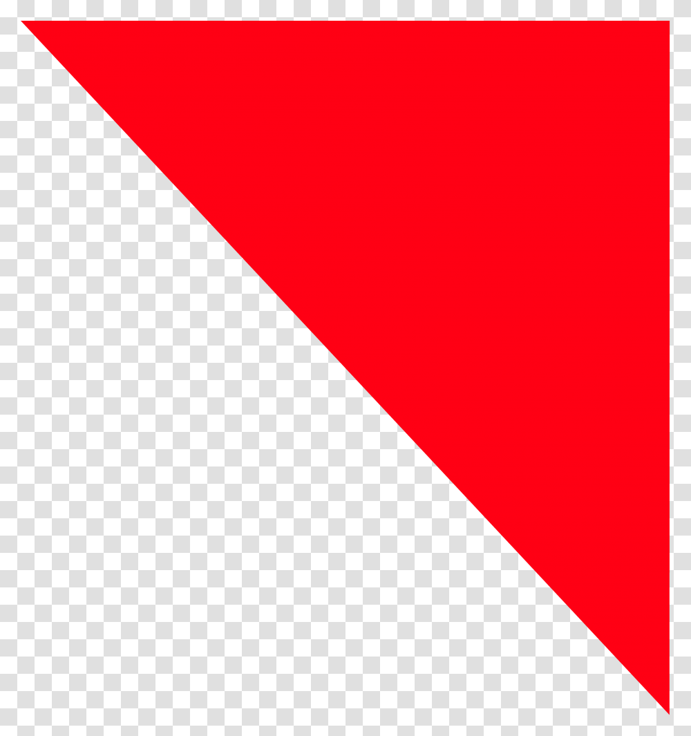 Corner Banner Red Corner Banner, Triangle, Label Transparent Png