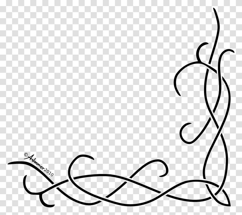 Corner Celtic Knot Pattern, Floral Design Transparent Png