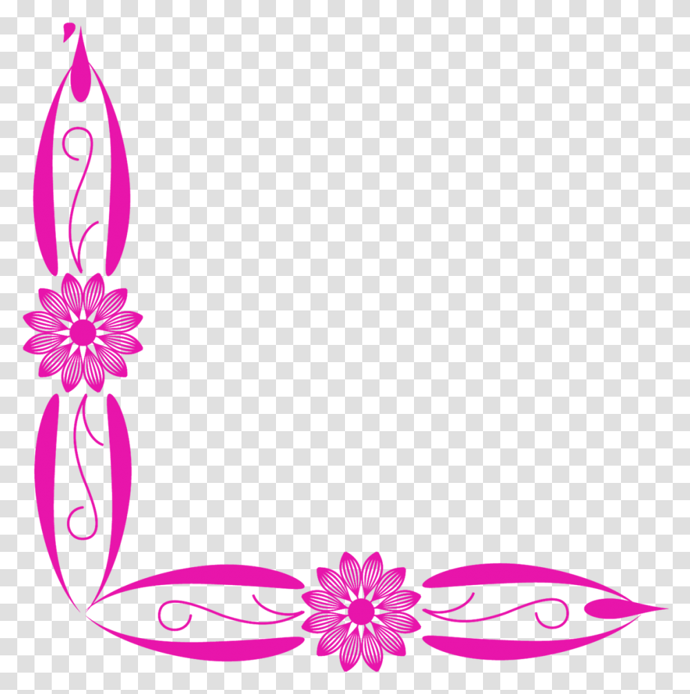 Corner Design Hd, Floral Design, Pattern Transparent Png