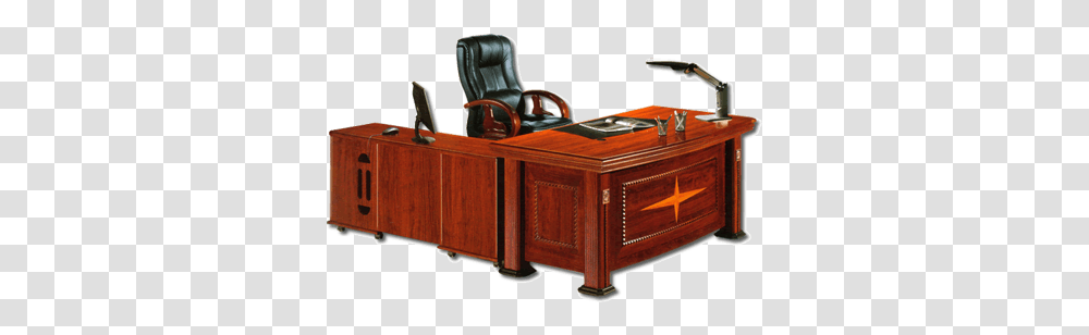 Corner Desk Background Office Desk With Background, Furniture, Table, Tabletop, Chair Transparent Png