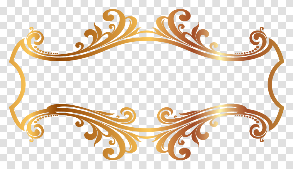 Corner Ornament Corner Image Gold Name Frame, Floral Design, Pattern, Graphics, Art Transparent Png