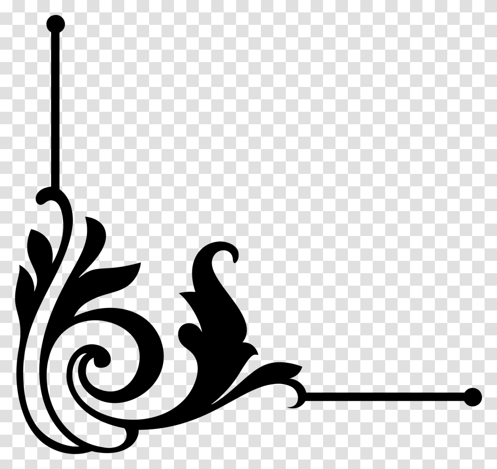 Corner Ornament, Gray, World Of Warcraft Transparent Png