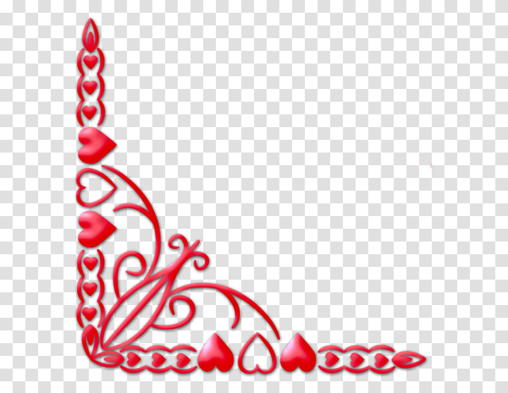 Corner Ornament Love Corner, Floral Design, Pattern Transparent Png